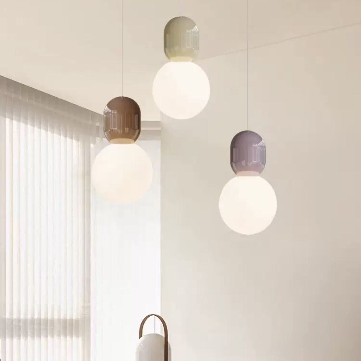 Meldenwyn Glass Pendant Light-Moonnatur