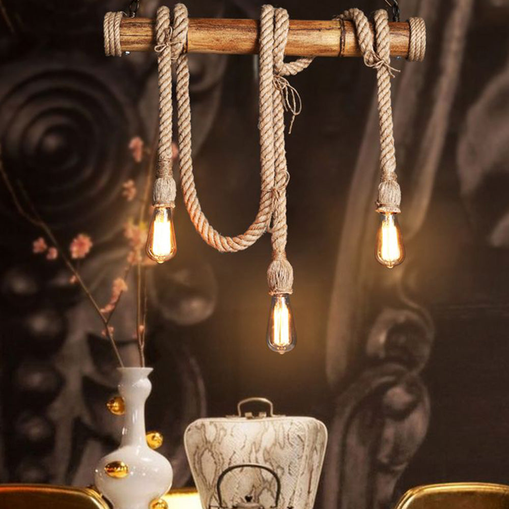 Envermoss Bamboo Pendant Light-Moonnatur