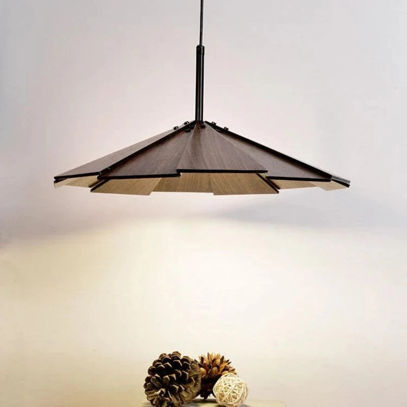 Tildenfield Wood Pendant Light-Moonnatur