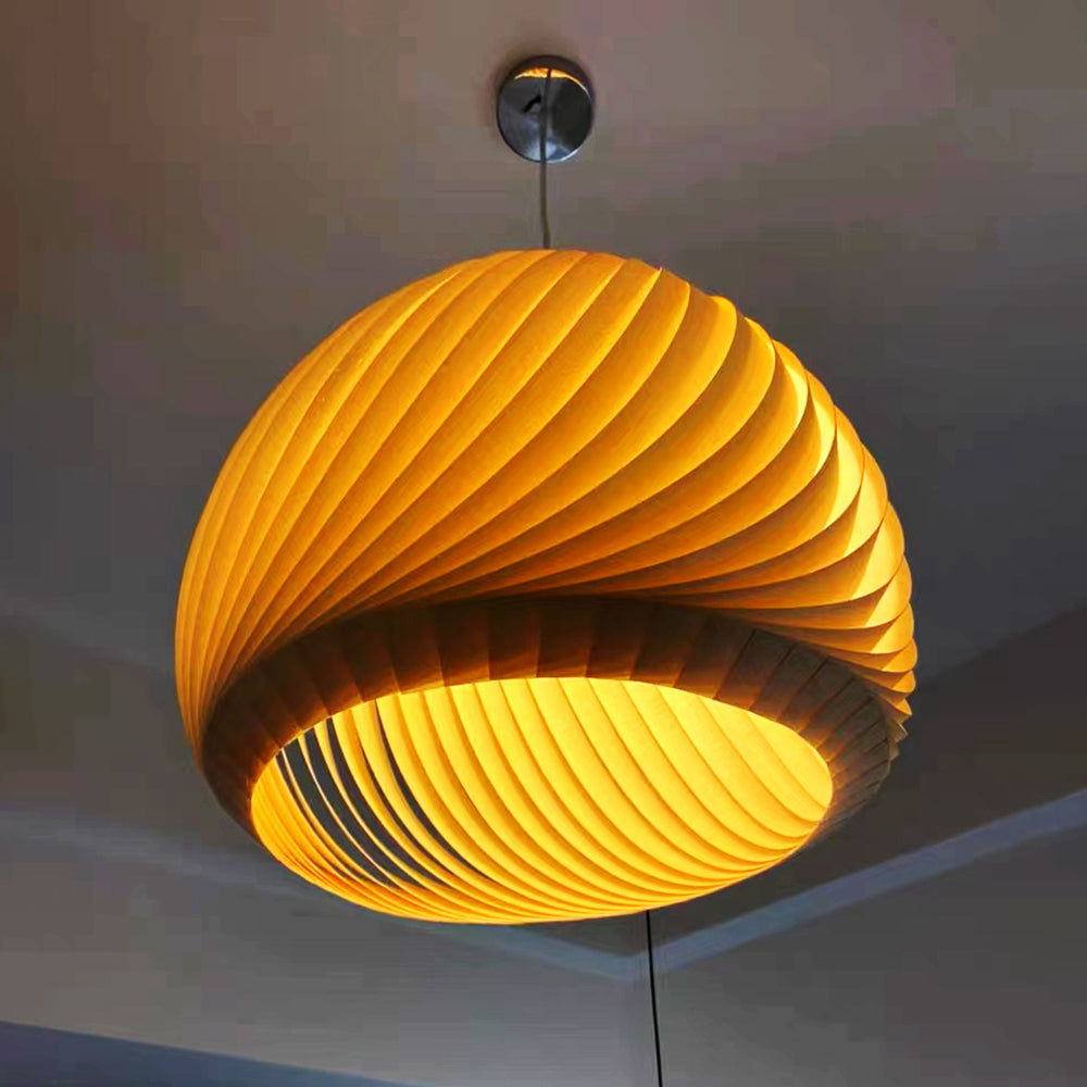 Aberiel Wood Pendant Light-Moonnatur