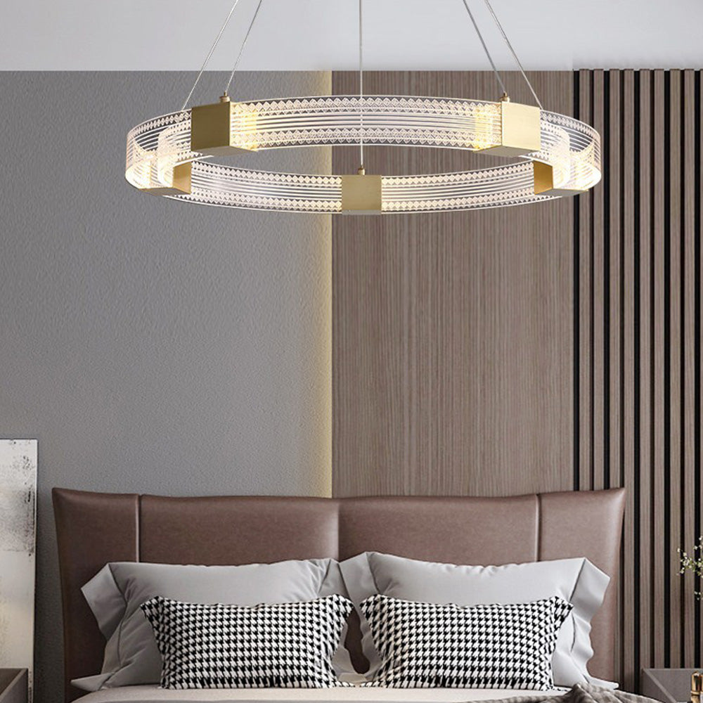 Haldelgrove Acrylic Chandelier-Moonnatur
