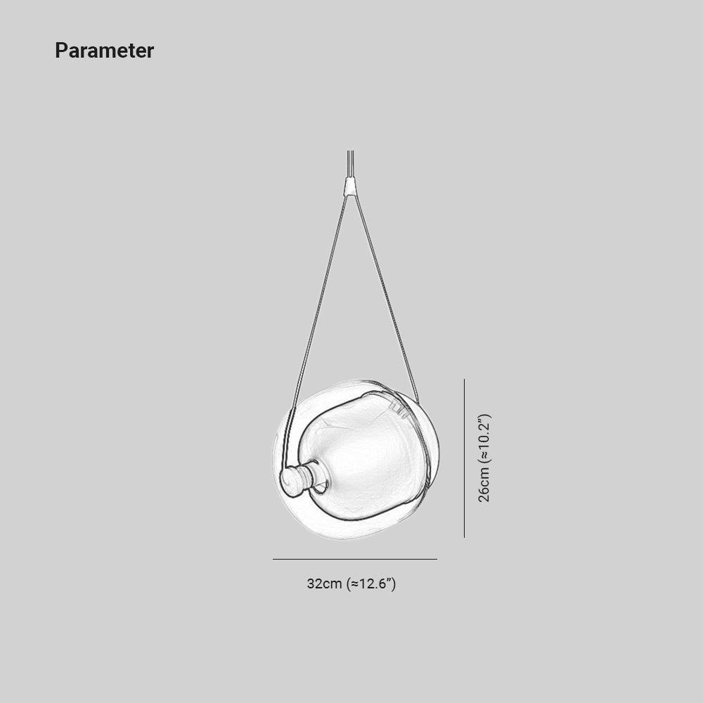 Auberina Glass Pendant Light-Moonnatur