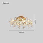 Weldenelia Glass Ceiling Light-Moonnatur