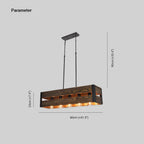 Dunselwood Pine Wood Pendant Light-Moonnatur