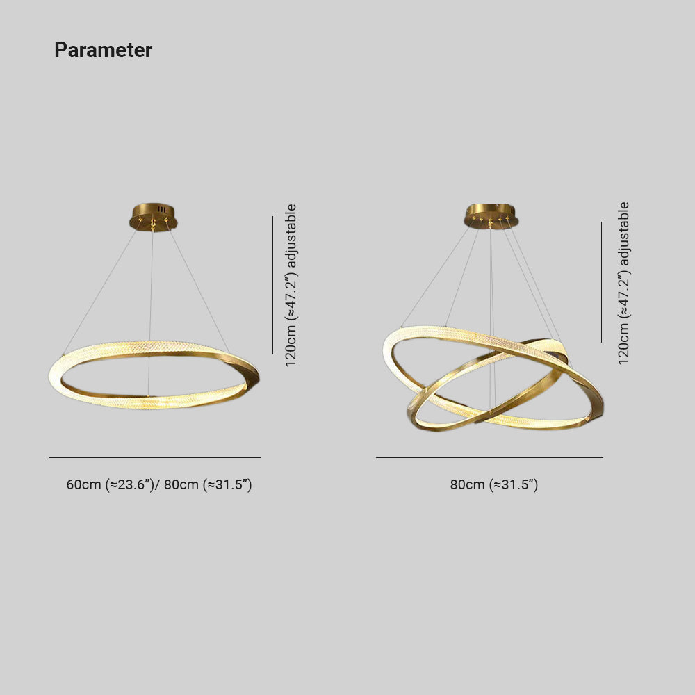 Meldenora Acrylic Pendant Light-Moonnatur