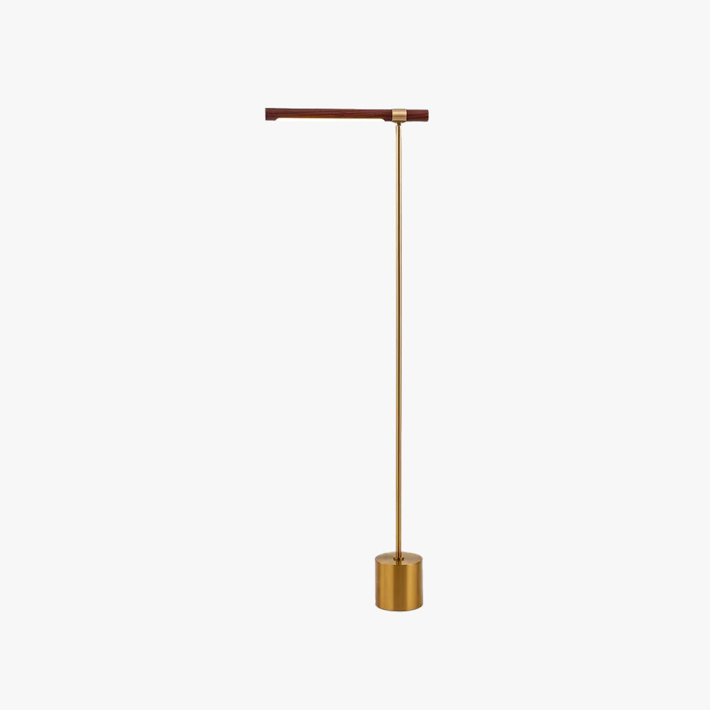 Ashenina Wood Floor Lamp-Moonnatur