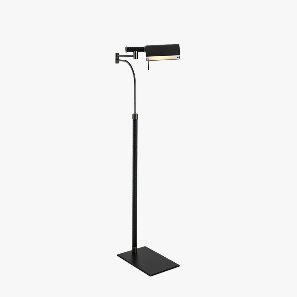 Vardenhill Leather Floor Lamp-Moonnatur
