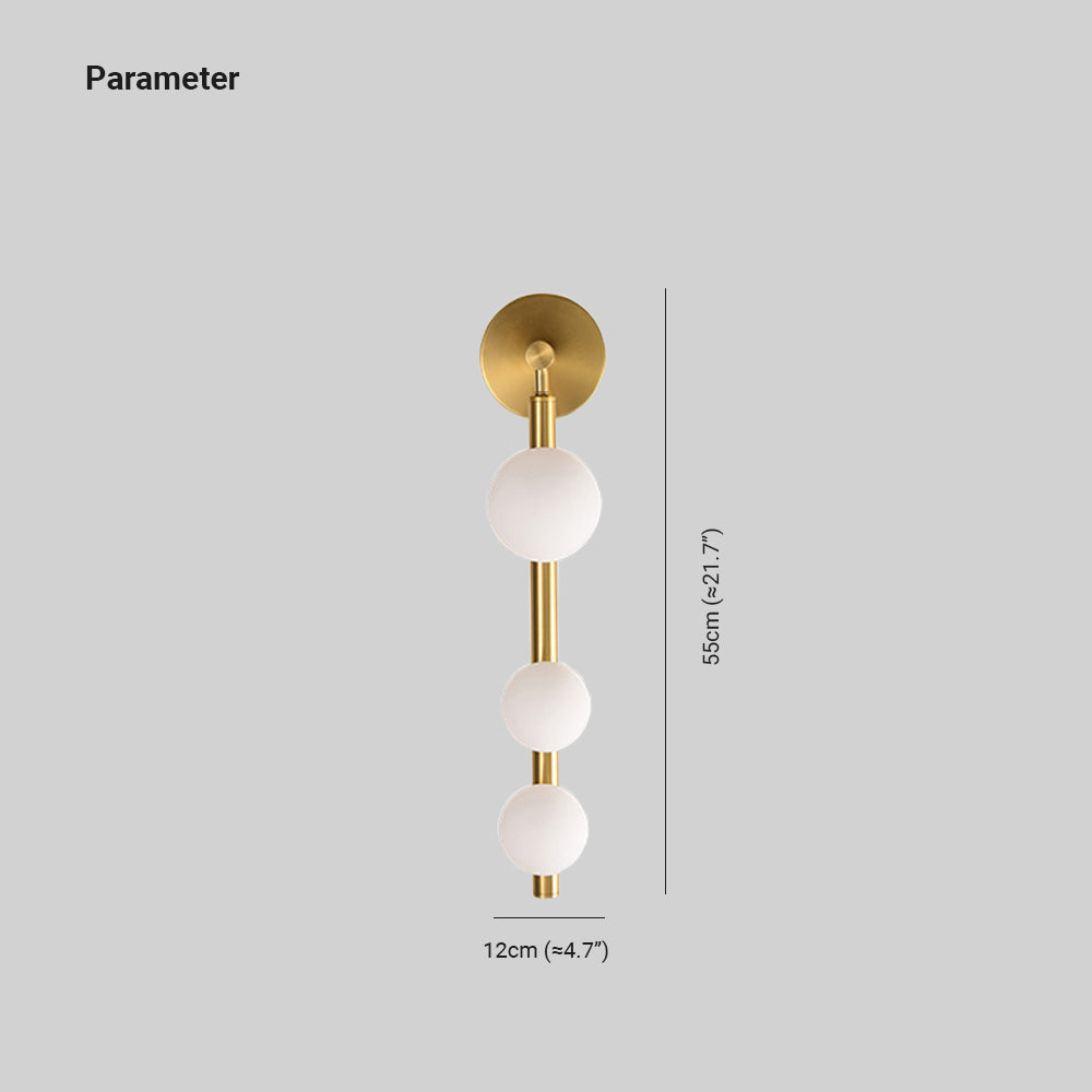 Jardenrose Glass Wall Light-Moonnatur