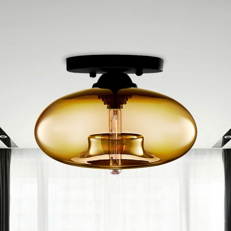 Orenelis Glass Ceiling Light-Moonnatur