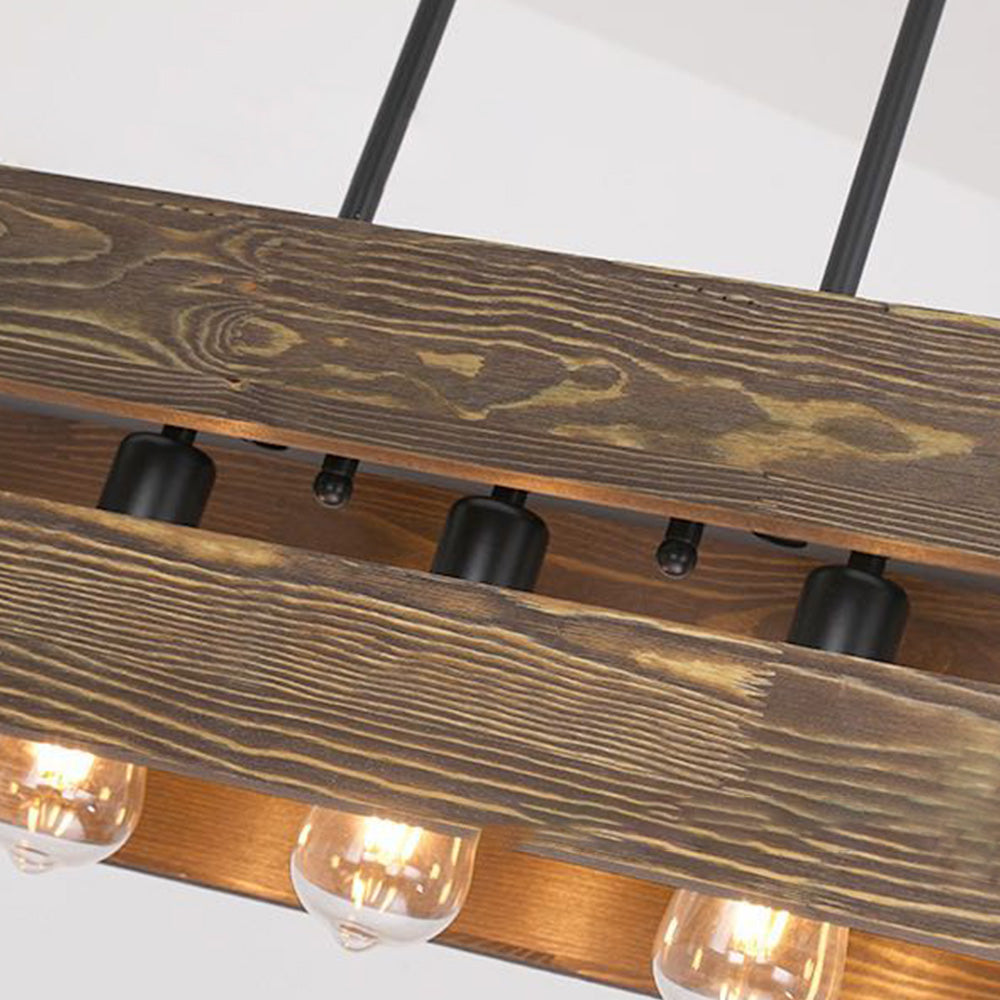 Dunselwood Pine Wood Pendant Light-Moonnatur