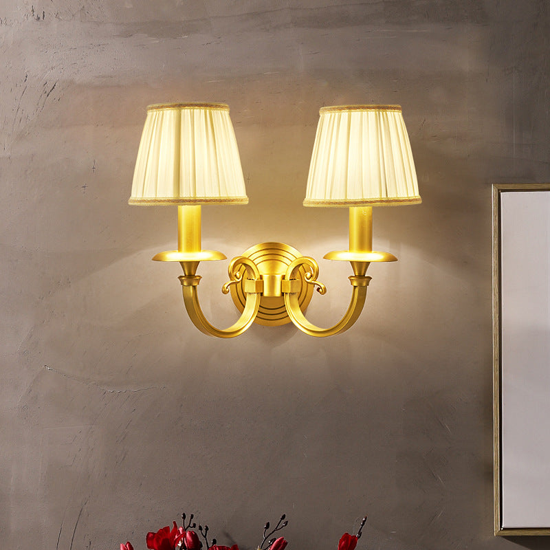 Rildenvale Fabric Wall Light-Moonnatur