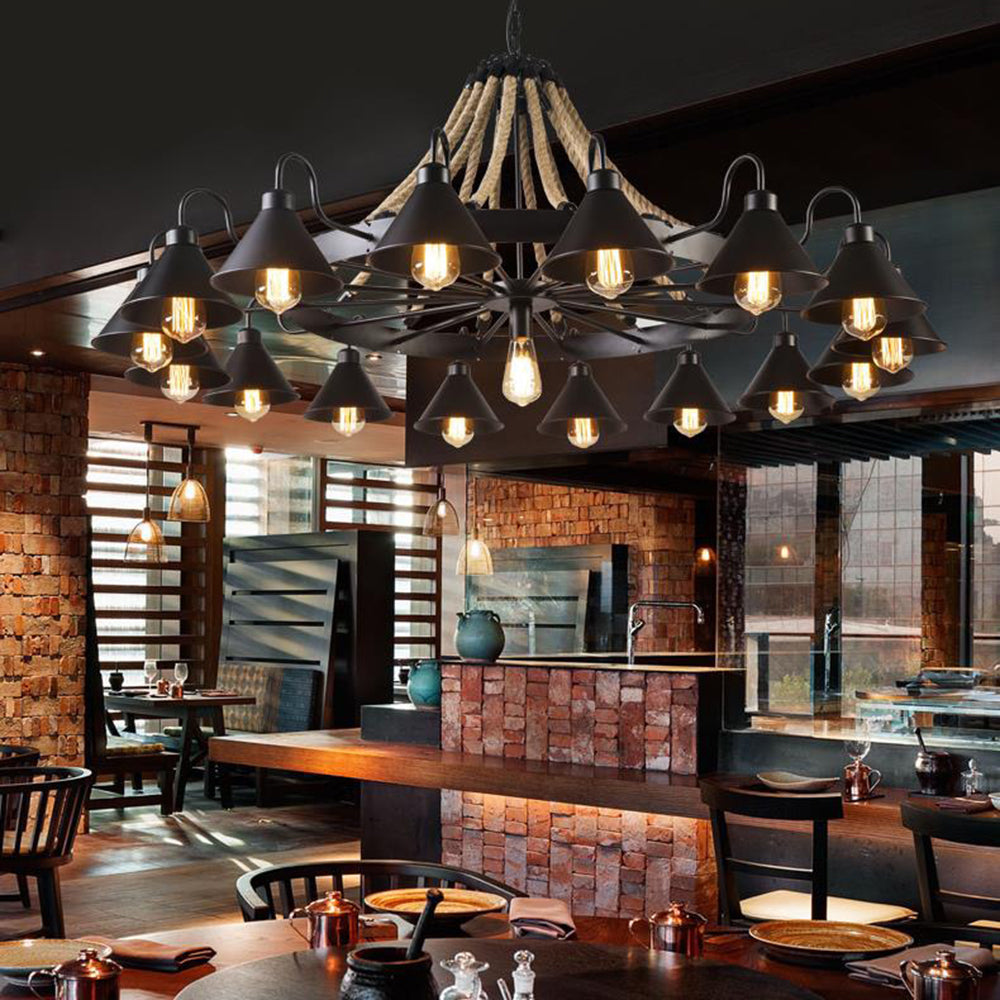 Fendelfern Metal Chandelier-Moonnatur