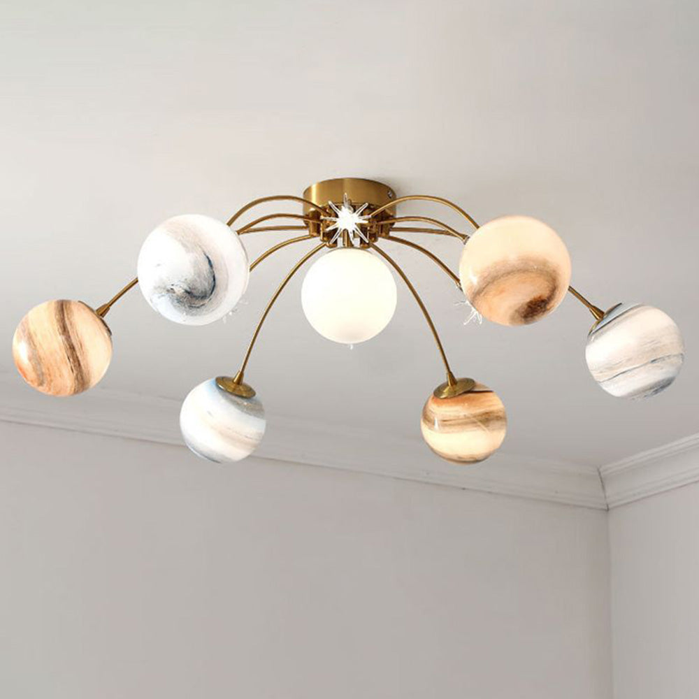 Orenenora Glass Ceiling Light-Moonnatur