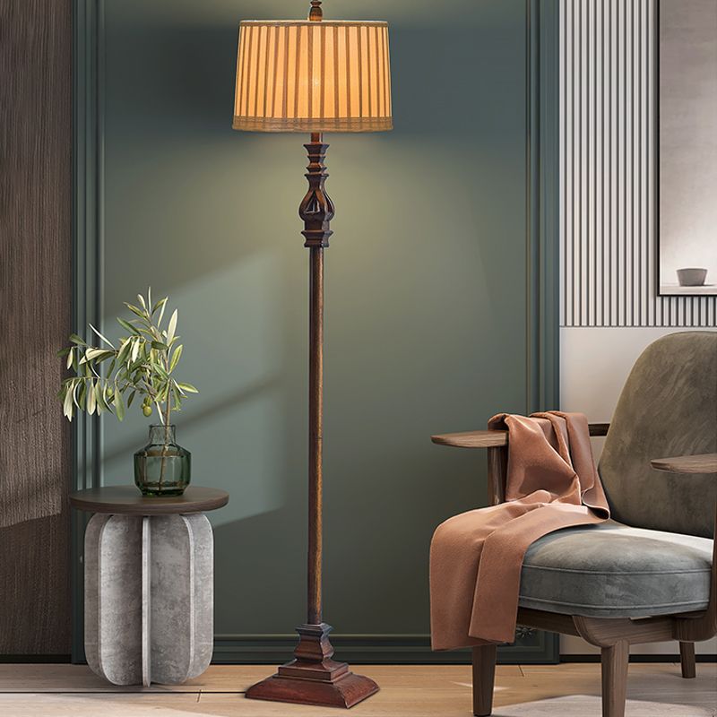 Hildenelia Fabric Floor Lamp-Moonnatur