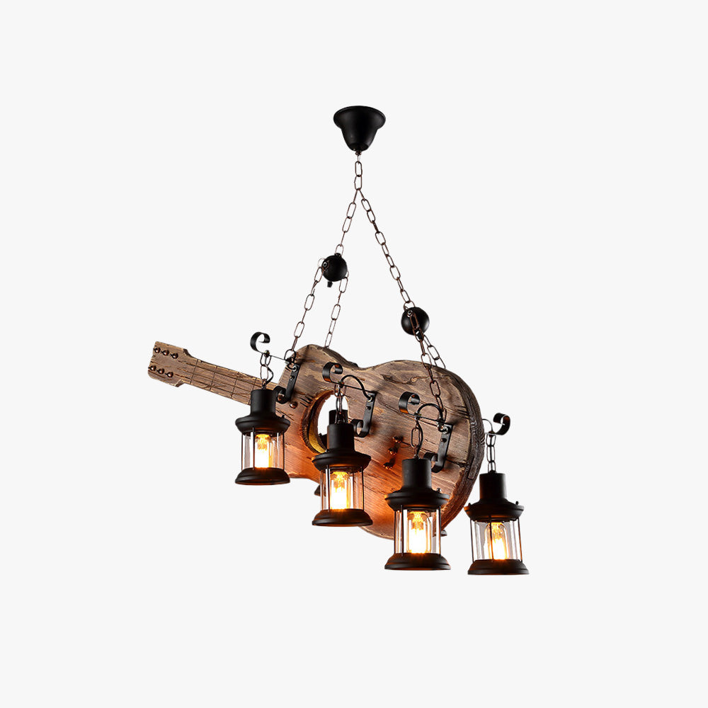 Tarnelley Pine Wood Pendant Light-Moonnatur