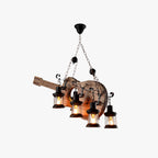 Tarnelley Pine Wood Pendant Light-Moonnatur