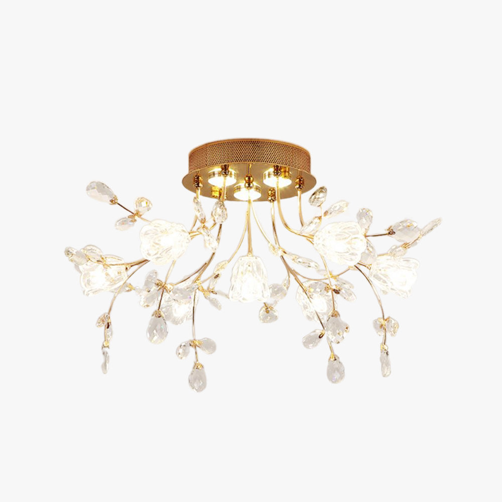 Weldenelia Glass Ceiling Light-Moonnatur