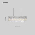 Pardenenora Crystal Pendant Light-Moonnatur