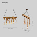 Envermoss Bamboo Pendant Light-Moonnatur