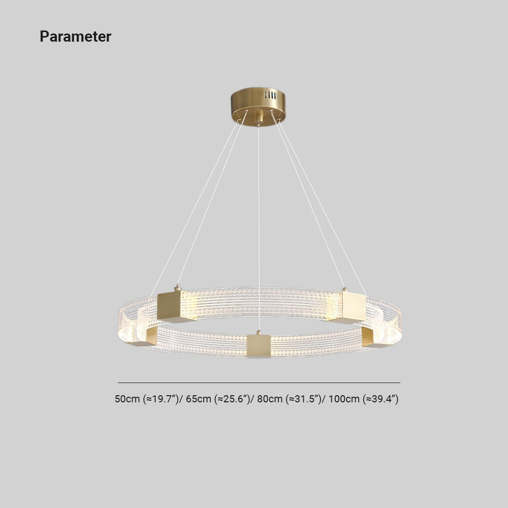 Haldelgrove Acrylic Chandelier-Moonnatur