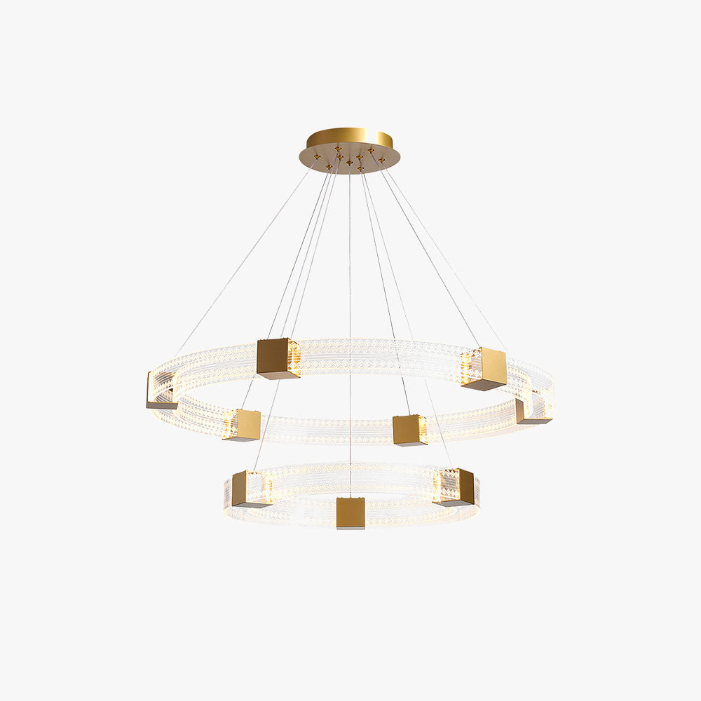Haldelgrove Acrylic Chandelier-Moonnatur