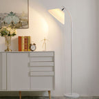 Erlenwood Fabric Floor Lamp-Moonnatur