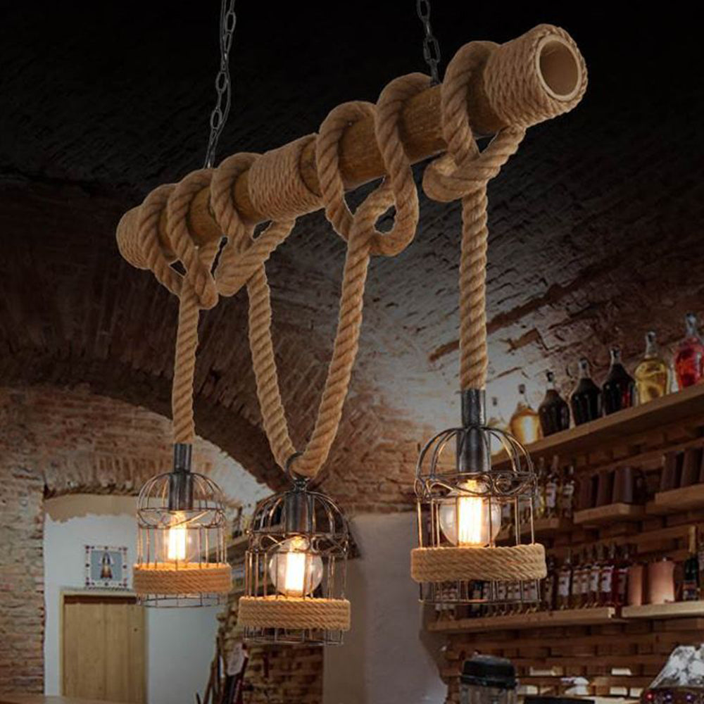 Erlenheath Wood Pendant Light-Moonnatur