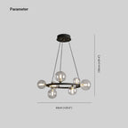 Nardenora Glass Chandelier-Moonnatur