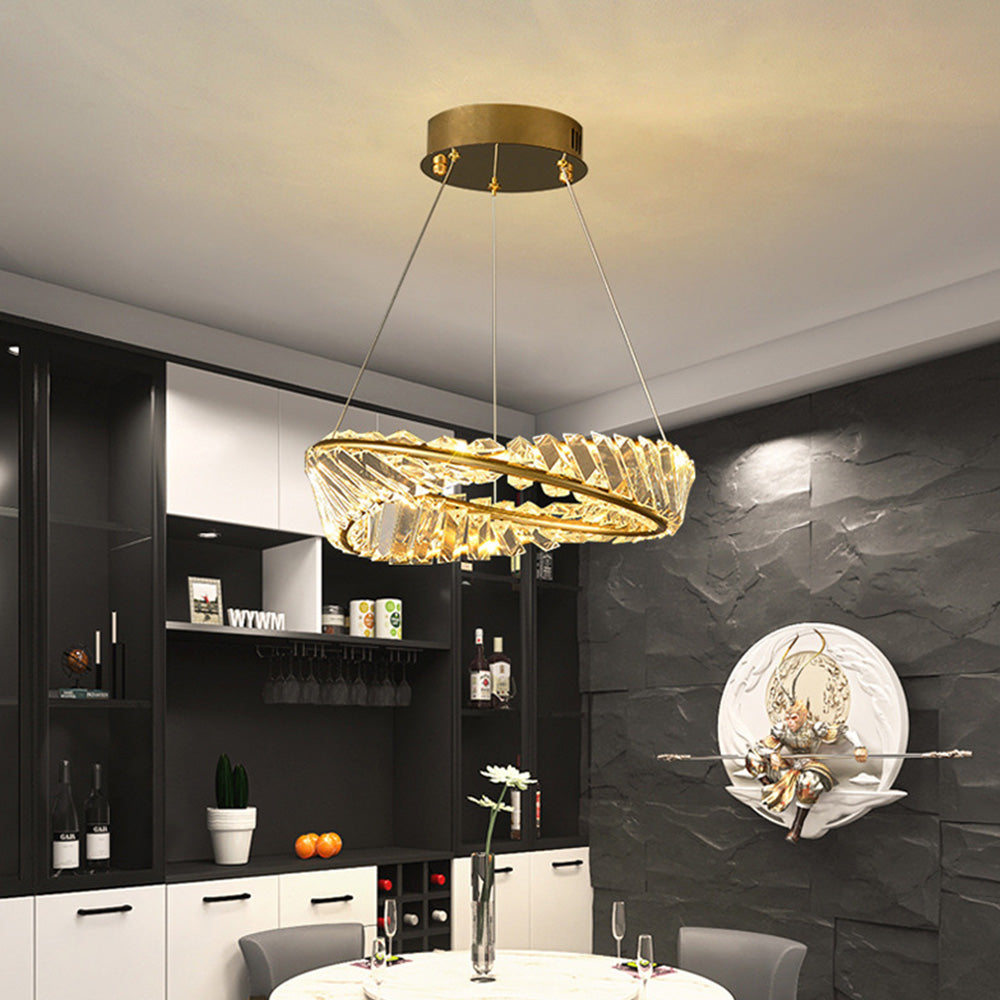 Lovenwynne Glass Chandelier-Moonnatur