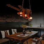 Urenwren Pine Wood Pendant Light-Moonnatur