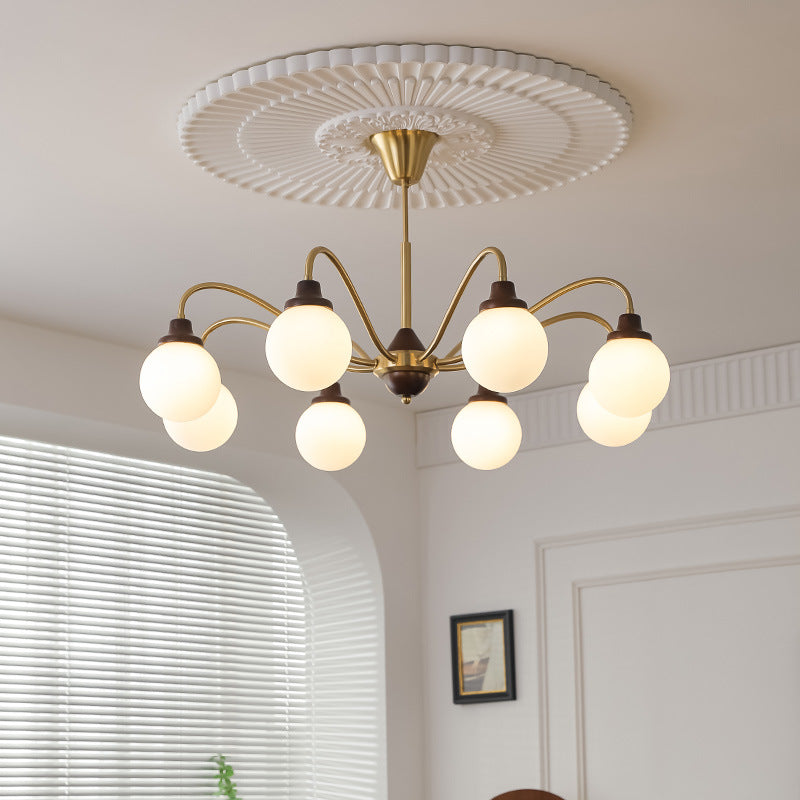 Renvermere Glass Chandelier-Moonnatur