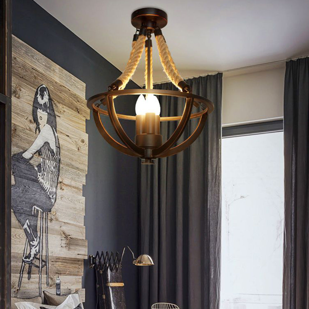 Ivrenaria Metal Chandelier-Moonnatur