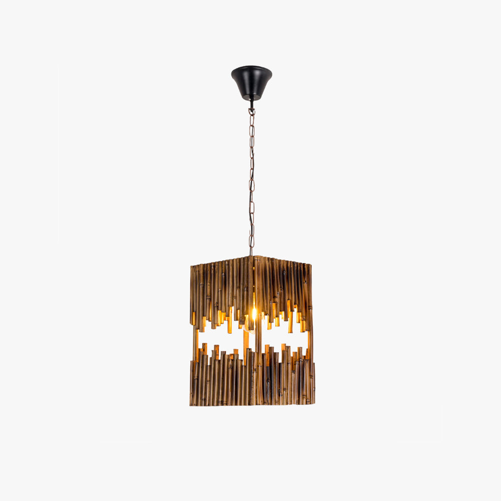 Morrelara Pine Wood Pendant Light-Moonnatur