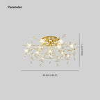 Weldenelia Glass Ceiling Light-Moonnatur