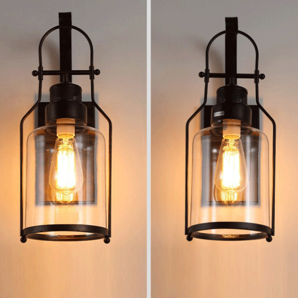 Farnelfield Glass Wall Light-Moonnatur