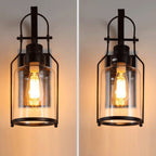 Farnelfield Glass Wall Light-Moonnatur