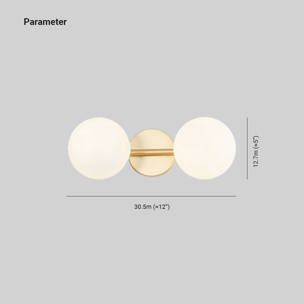Islenlark Glass Wall Light-Moonnatur