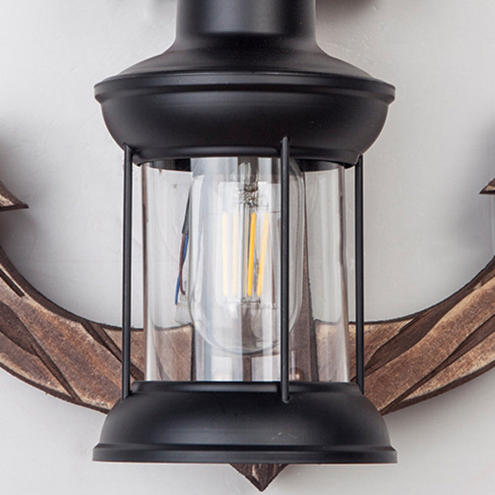 Verrenelia Pine Wood Wall Light-Moonnatur