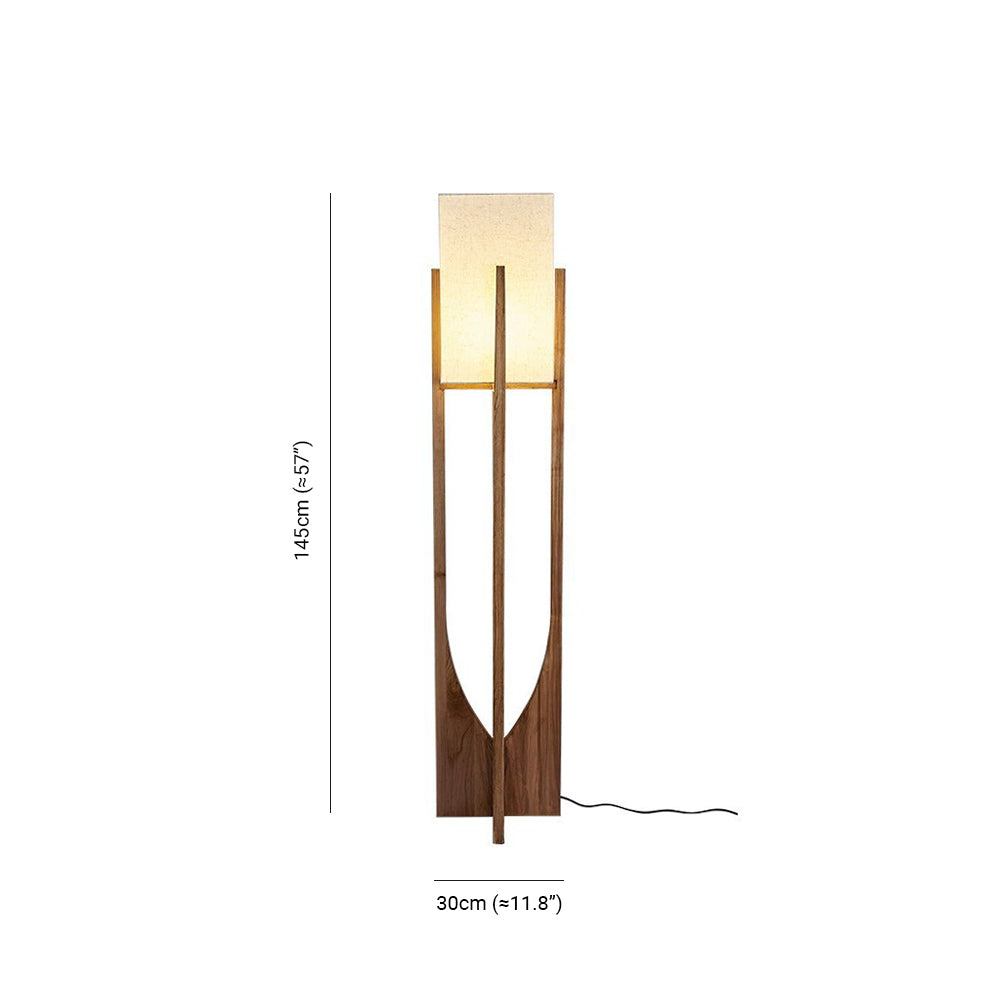 Veyrenaria Fabric Floor Lamp-Moonnatur