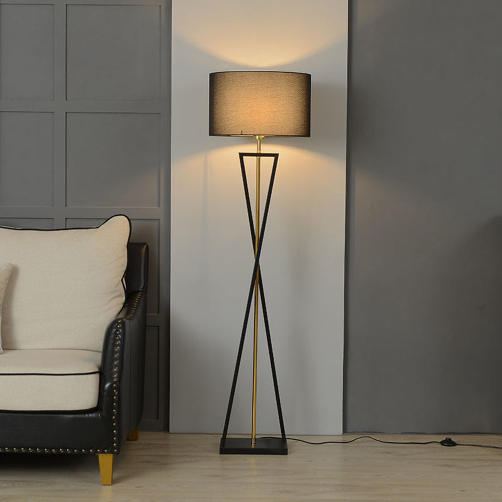 Rovenfield Fabric Floor Lamp-Moonnatur