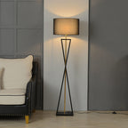 Rovenfield Fabric Floor Lamp-Moonnatur