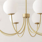 Nethenenelle Glass Chandelier-Moonnatur