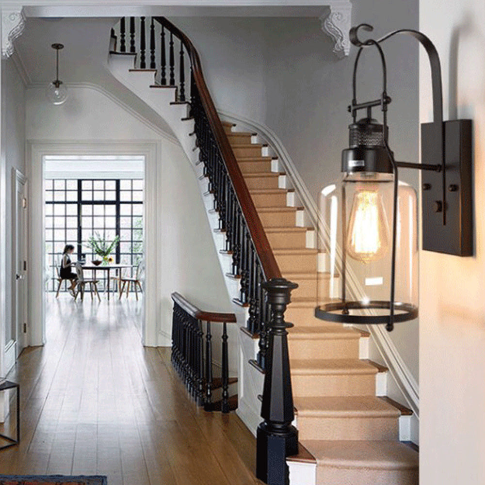 Farnelfield Glass Wall Light-Moonnatur