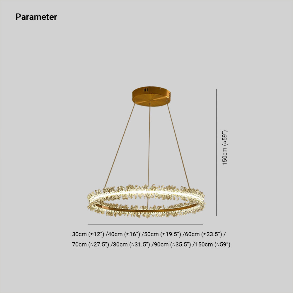 Rardenelyn Crystal Pendant Light-Moonnatur