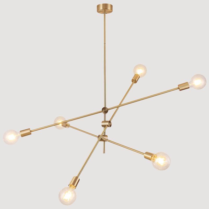 Ferrowlynne Glass Chandelier-Moonnatur