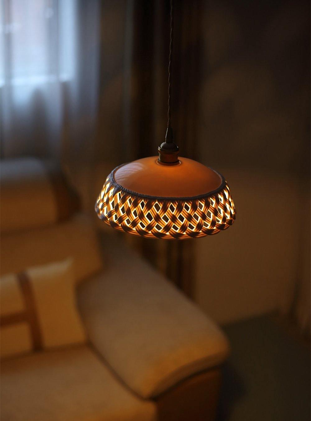 Rowenwyn Ceramic Pendant Light-Moonnatur