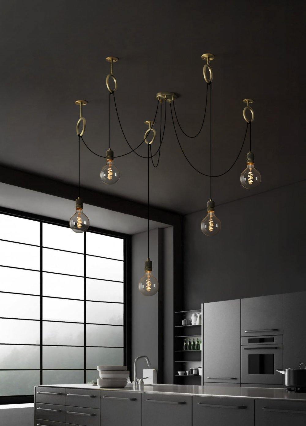 Korrena Metal Chandelier-Moonnatur