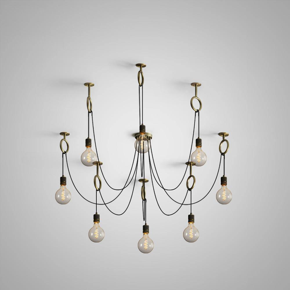 Korrena Metal Chandelier-Moonnatur