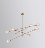 Ferrowlynne Glass Chandelier-Moonnatur
