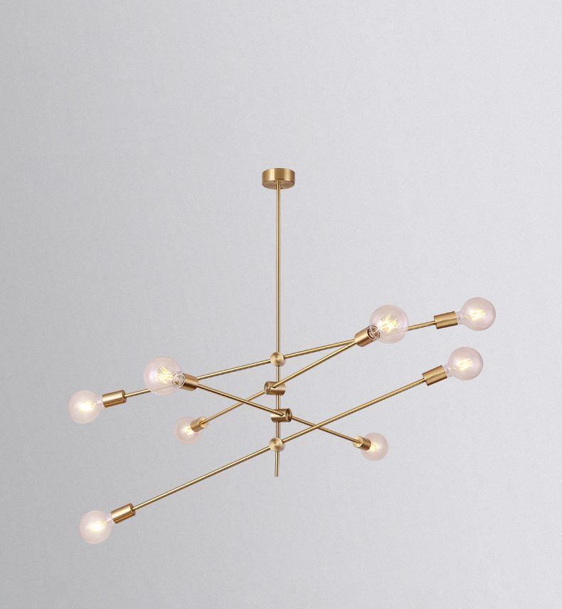 Ferrowlynne Glass Chandelier-Moonnatur